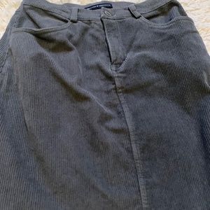 Brandy Gray corduroy skirt